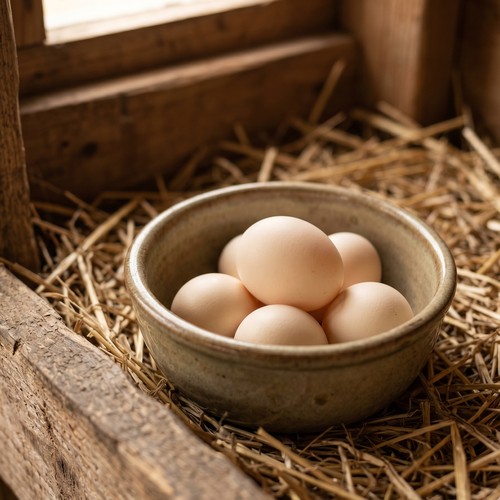 White Silkie hatching eggs